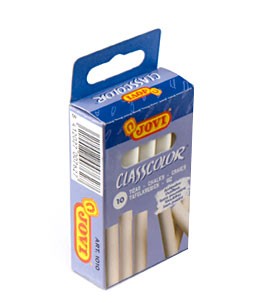 Jovi Chalk WHite Sticks x 10