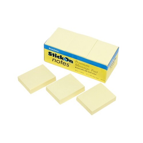 Sticky Notes Size 51mm x 38mm Yellow