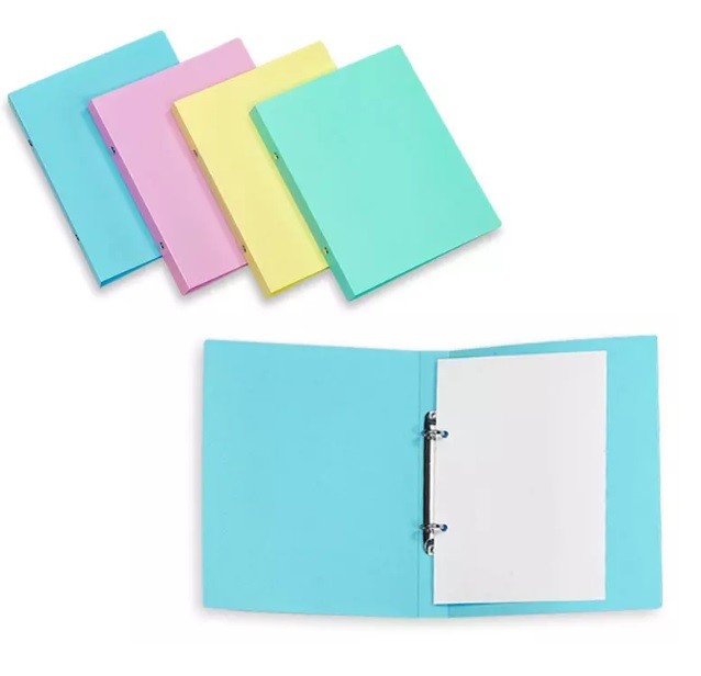 Soft Files PVC with Front Pocket 25mm Ring ( PASTEL )