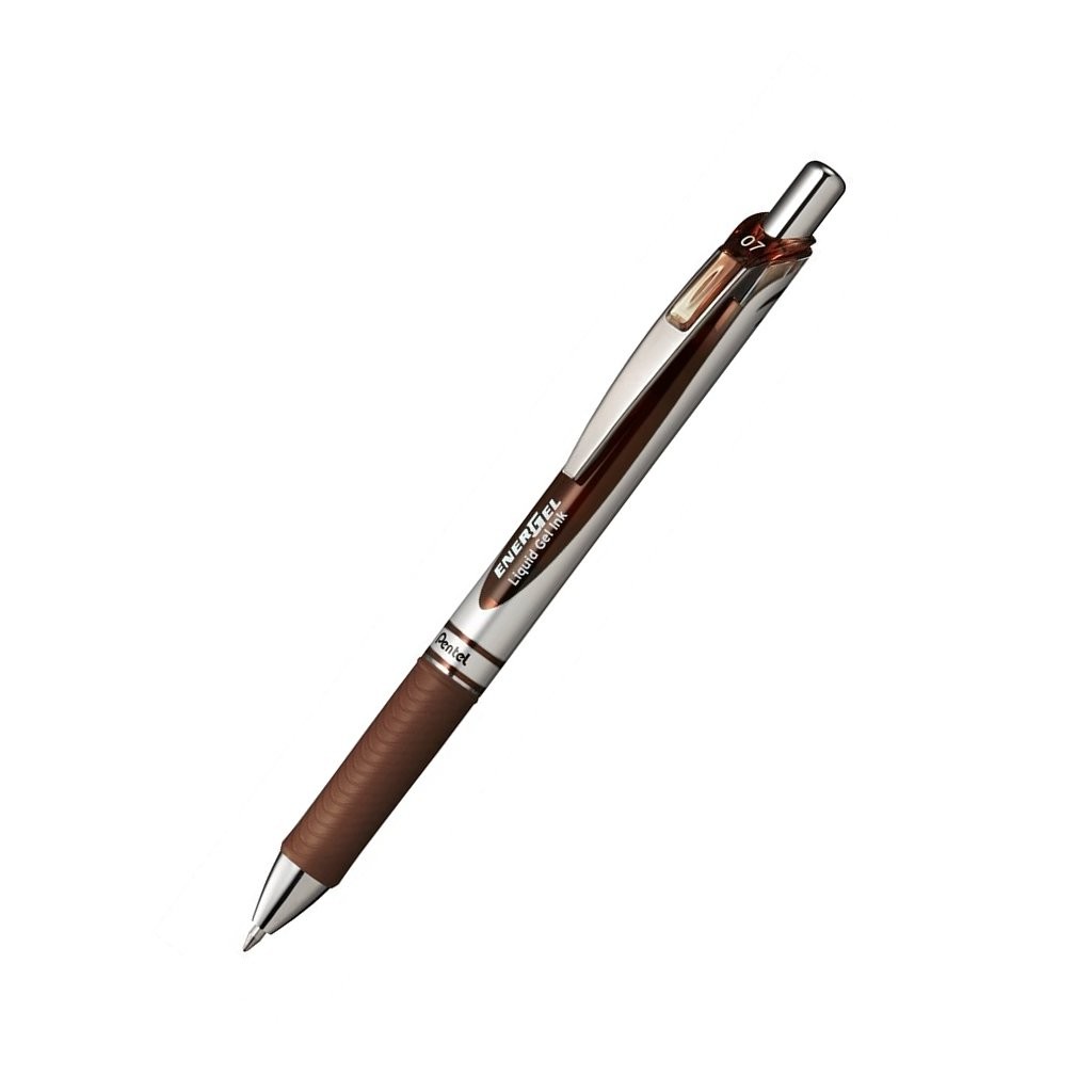 Pentel EnerGel Xm Retractable 0.7 - Brown