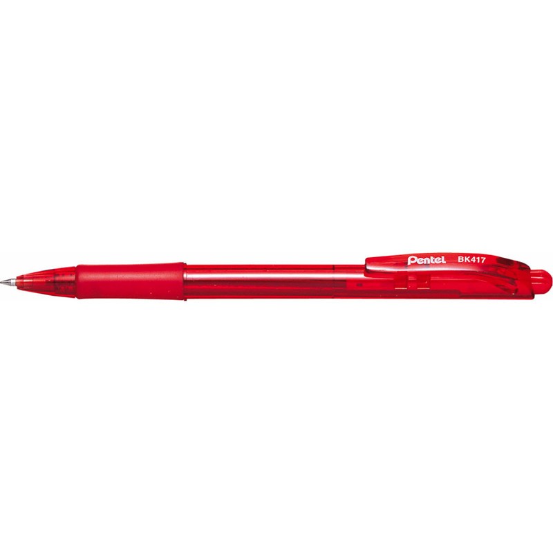 Pentel Retractable Ball Pen - Feel it ! 0.7 Red