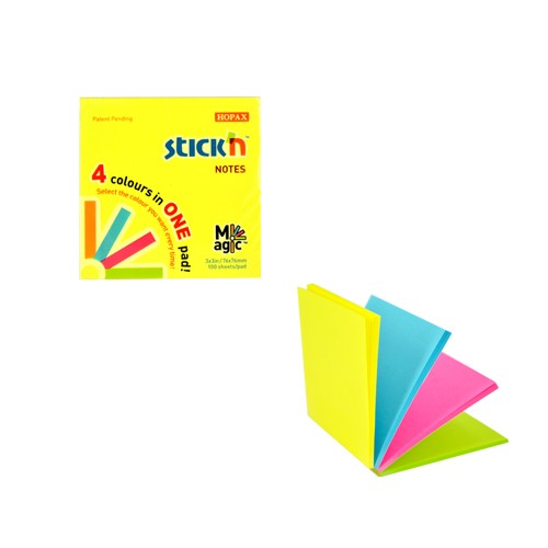 Sticky Notes Size 76mm x 76mm Cube Neon ( 21571 )