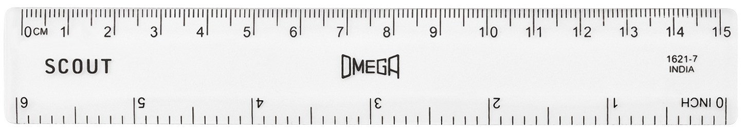Ruler PVC 15cm ( x 48 )