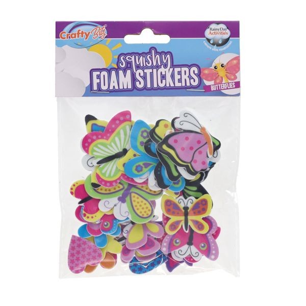 Crafty Bitz 3d Foam Stickers - Butterflies