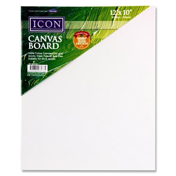 Canvas Board 265gm2 - 30 x 25 cm