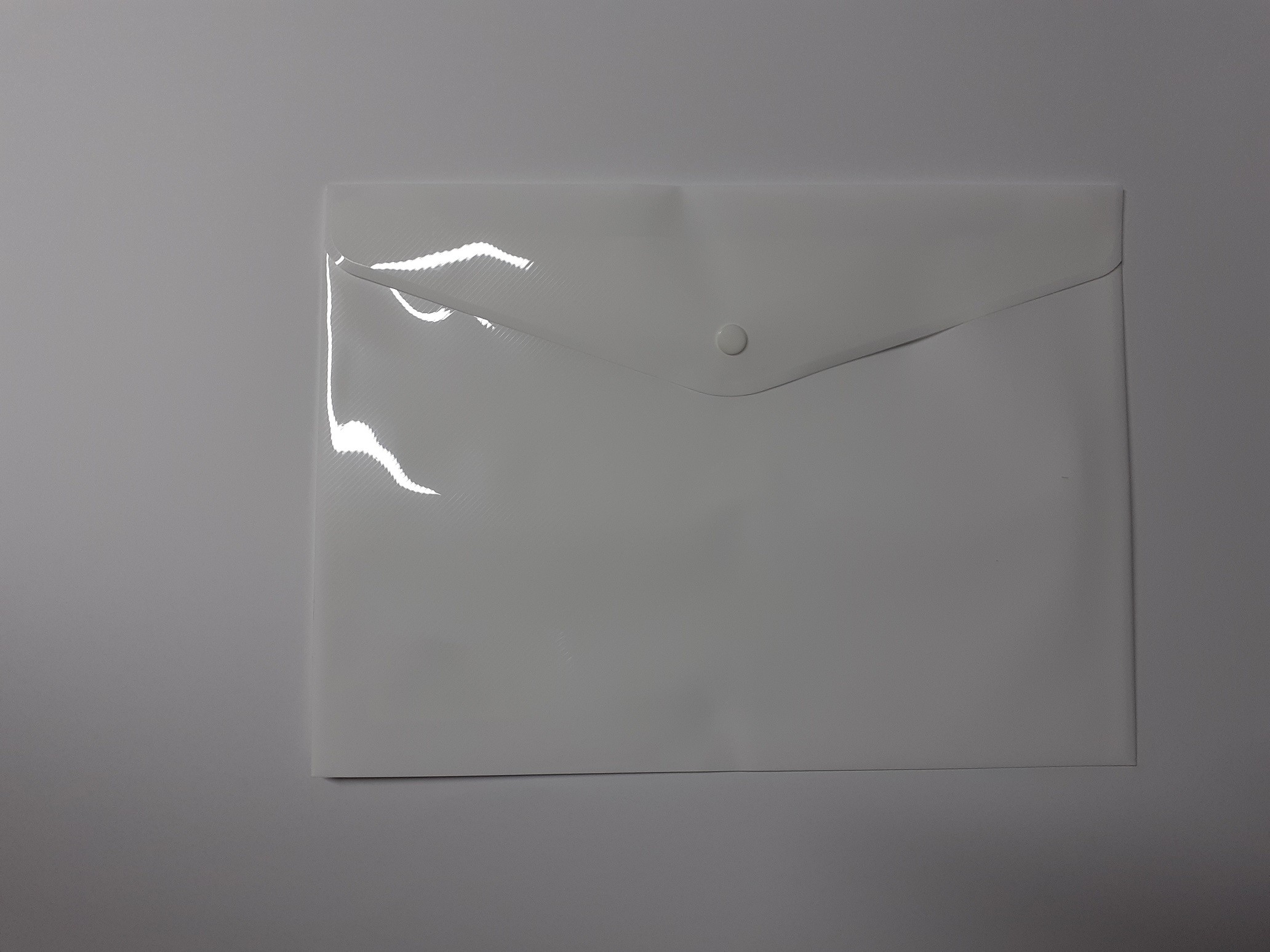 Button Wallet A4 size 330 x 237 - ( White - SOLID )
