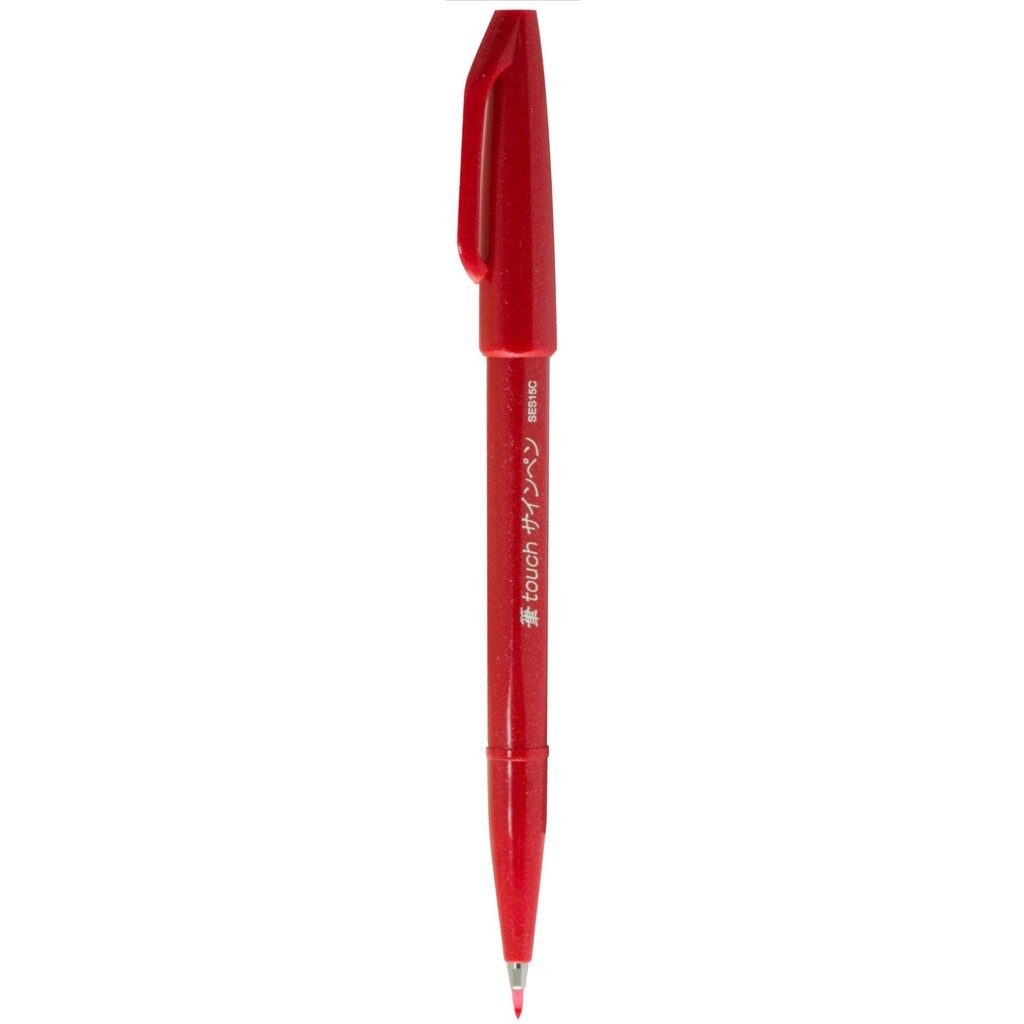 Pentel - Brush Sign Pen - Red