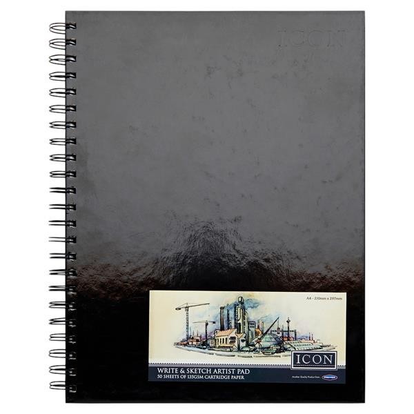 Premier - Sketch A4 Pad 135 GSM - Hard Back