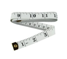 Measuring Tape - White fibre ( x 10 )