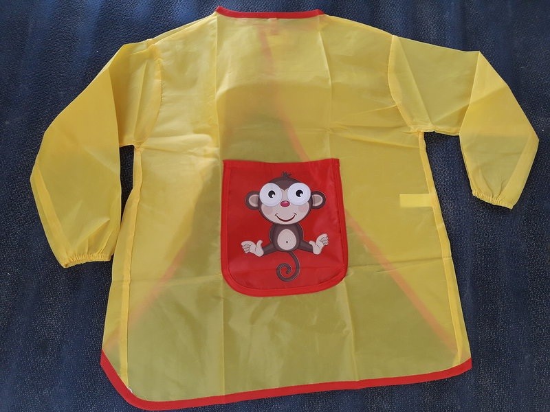 Kids Nylon Bibs (d) - Medium ( Monkey Yellow )