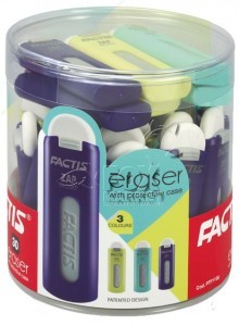 FACTIS - CODE 4800 Eraser with Protective Case ( x 30 )