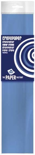 Crepe Paper size 250 x 50 pack x 10 Light Blue