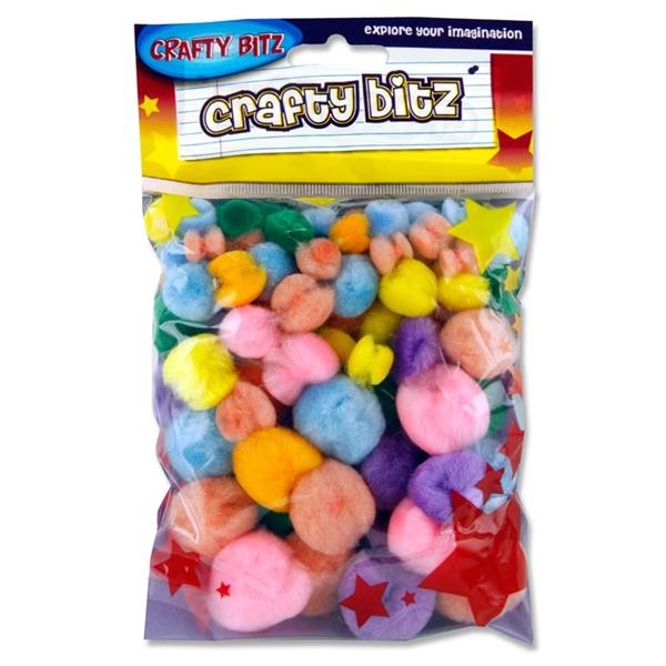 Craft Bitz - Pom Pom - Pastel Colour