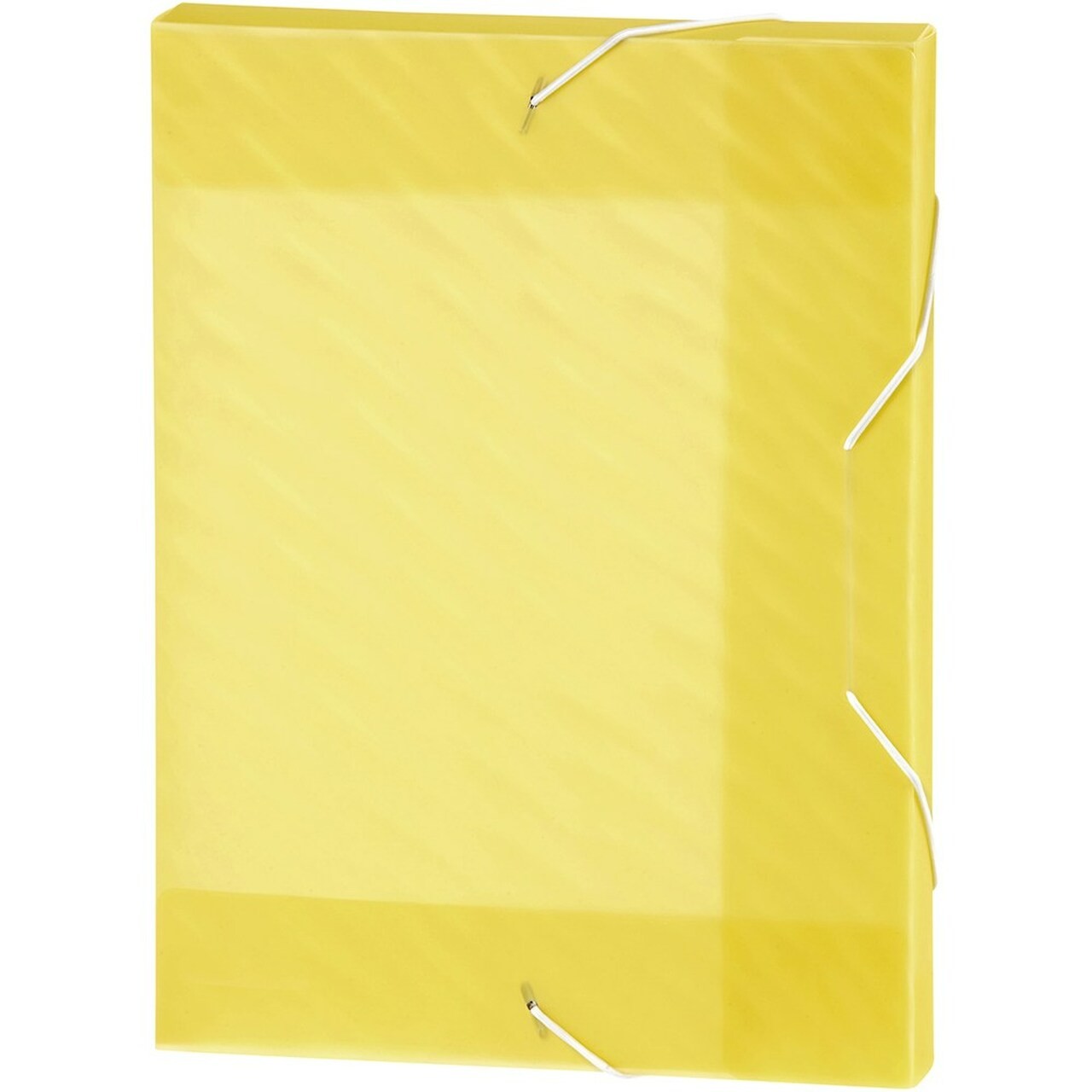 Elastic BoxFile PVC 50mm Spine - ( SOLID - YELLOW )