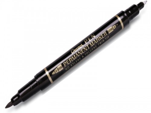 Pentel Twin Tip - Overhead - Black ( x 12 )