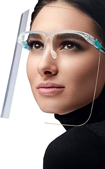 Adult Face Shield - Glasses 