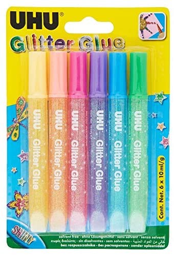 Glitter Glue UHU - PASTEL