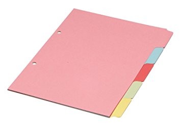 Dividers Board A5 - 5 Part