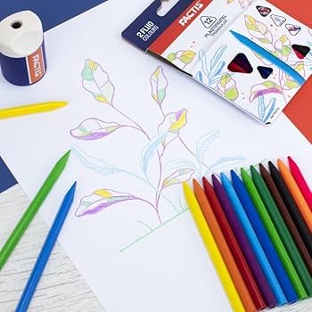 FACTIS - Crayons Plastic ( x 6 )