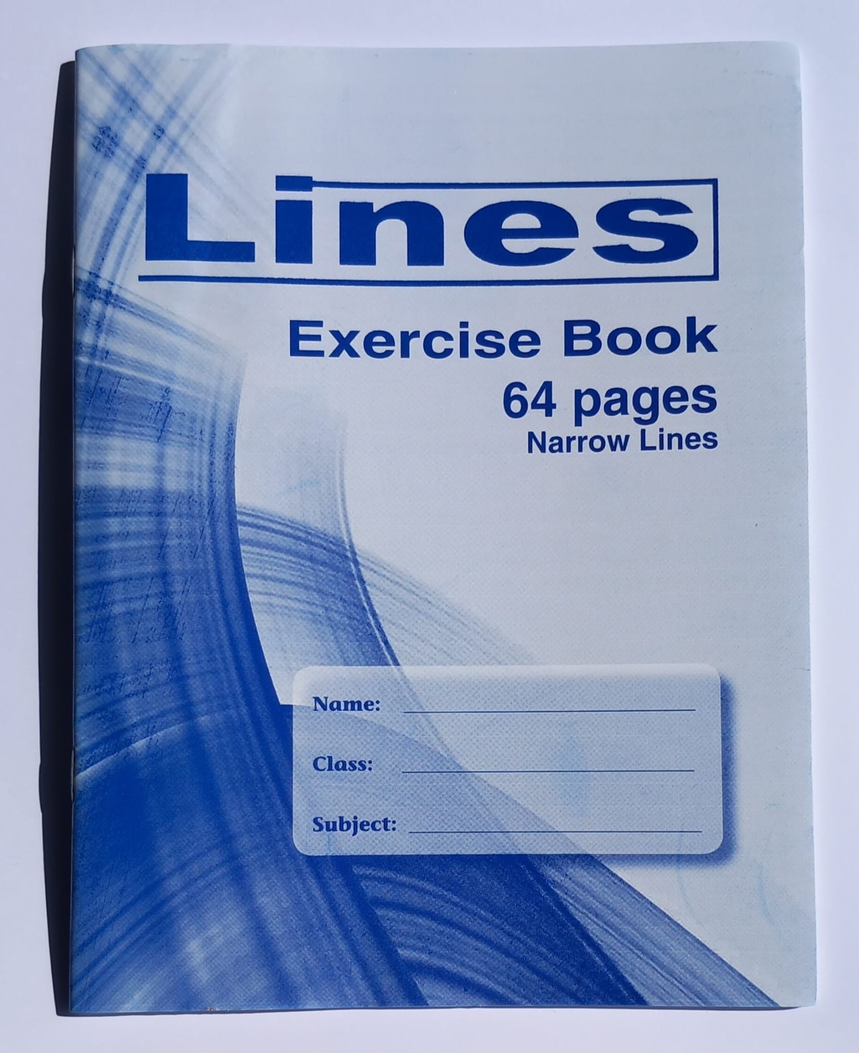 Ex/Book (b3)- Lines Collection 64 Pages Narrow Lines ( x 25 )