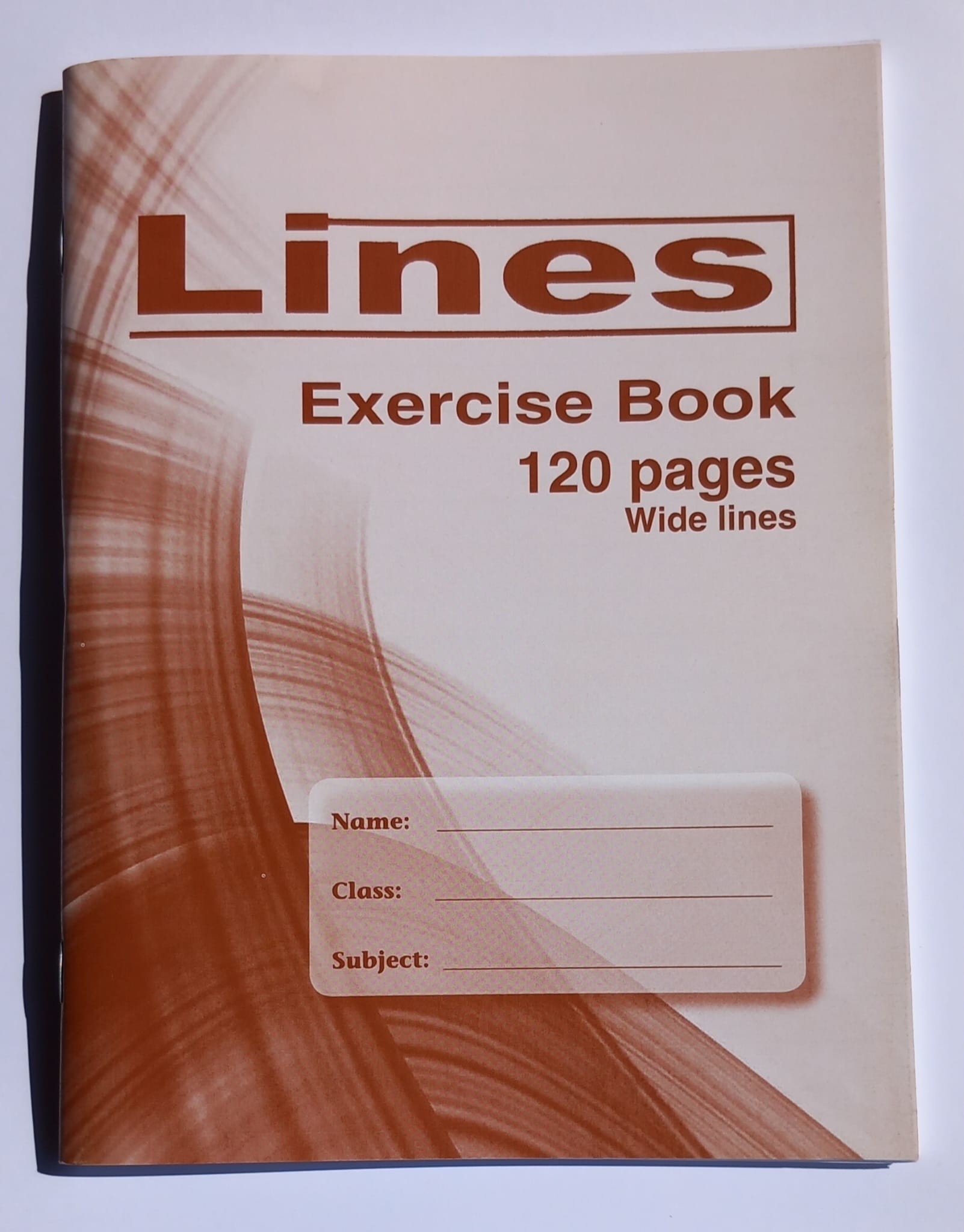 Ex/Book (c1)- Lines Collection. 120 Pages Wide Lines ( x 15 )