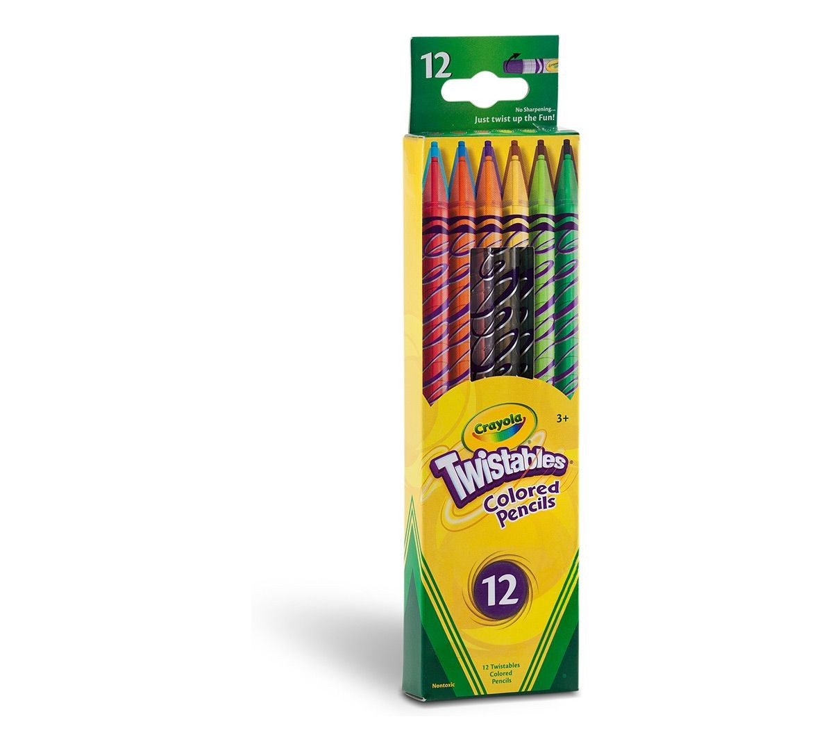 Crayola - Colouring Pencils x 12 Erasable Twist