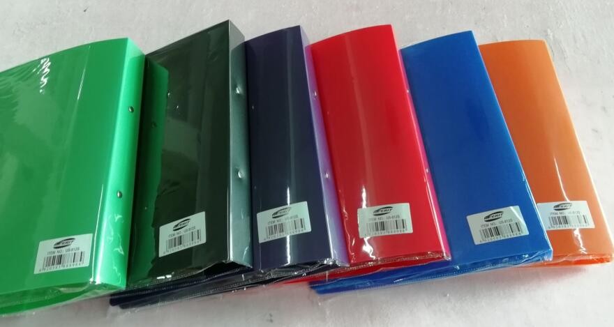 Soft Files PVC with Front Pocket 25mm Ring ( Solid Colour )