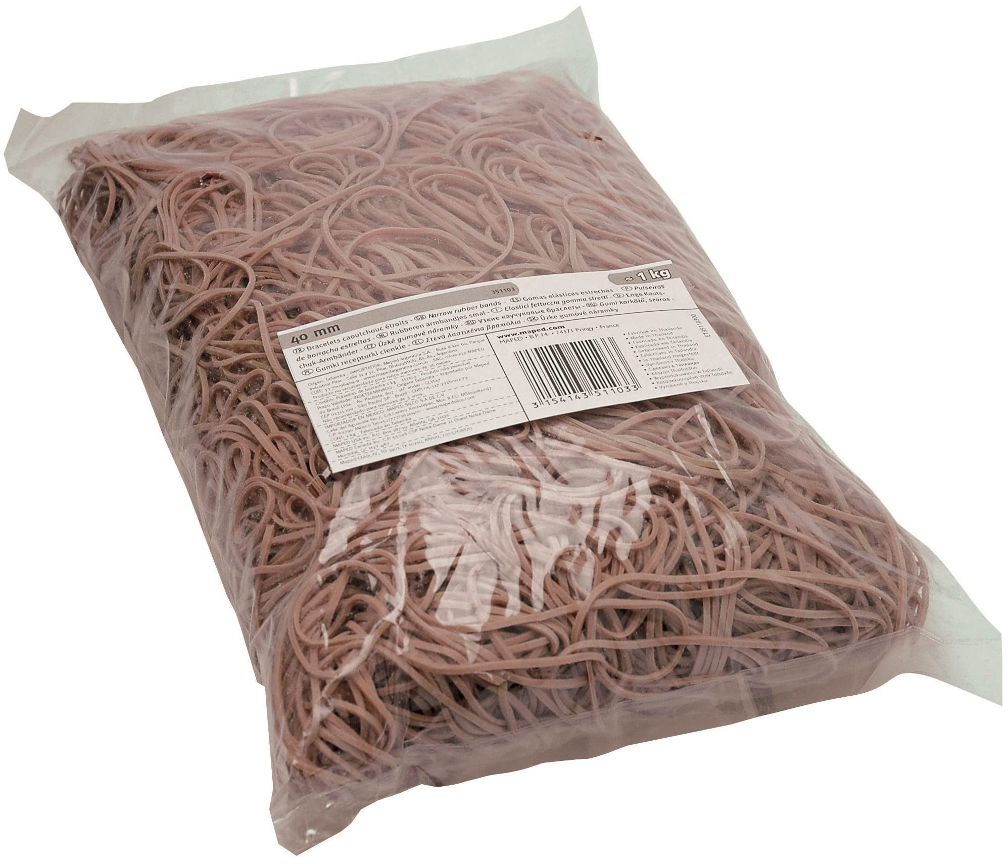 Rubber Bands 80mm - 1 kG -MAPED 351107
