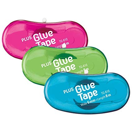 PLUS - Glue Roller BEANS -  Assorted ( x 18 )