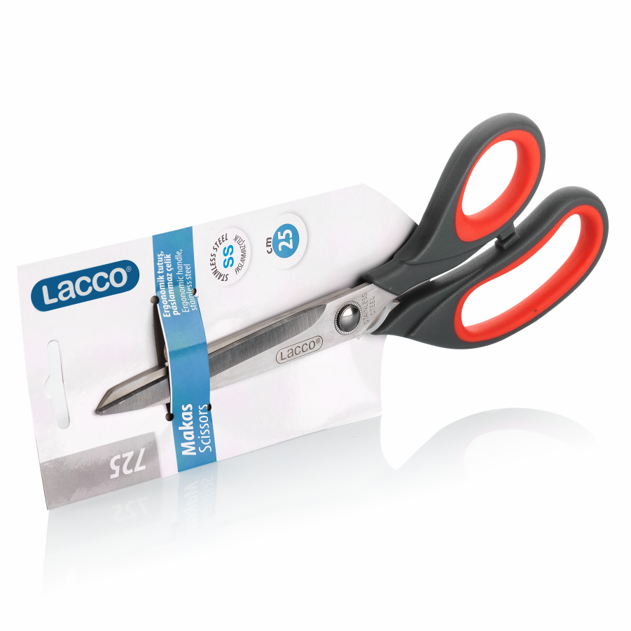Scissors 24cm Rubber Grip - LACCO