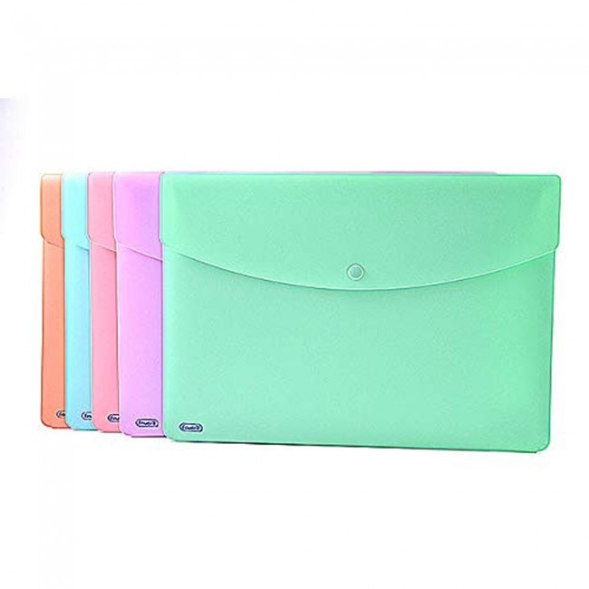 Button Wallet A4 size 330 x 237 ( PASTEL )