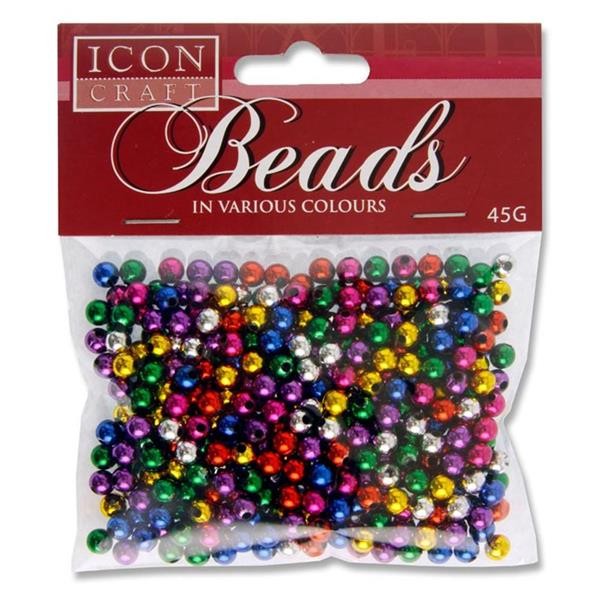 Craft Metallic Beads - PREMIER
