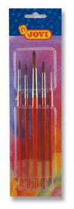 Jovi Brushes Round Set of 5 0,4,6,8,12