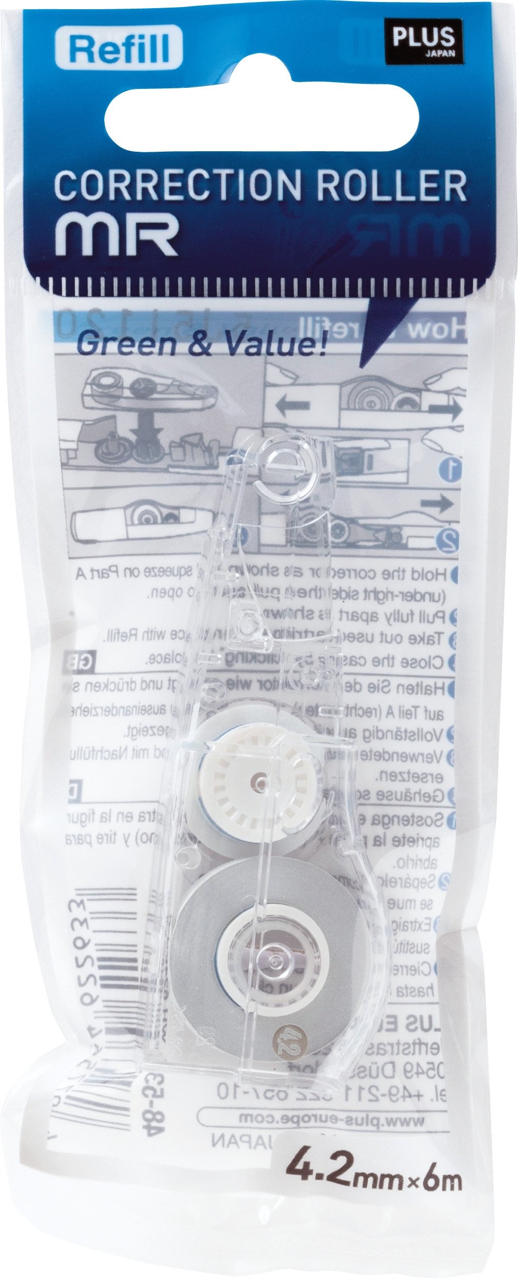 PLUS - Correction Tape (z)  Refill x 1 ( x 10 )