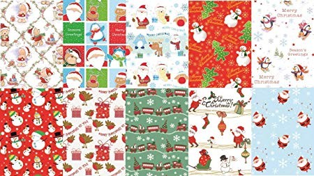 Christmas XMAS Wrapping Paper Size 50 x 70 - GSM 115