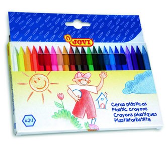 Jovi Crayons Plastic ( x 24 )