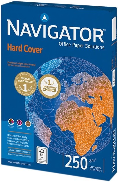 Kartoncina A4 size NAVIGATOR - 250 GSM White ( x 125 )