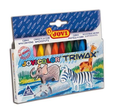 Jovi Crayons Triwax ( x 12 )