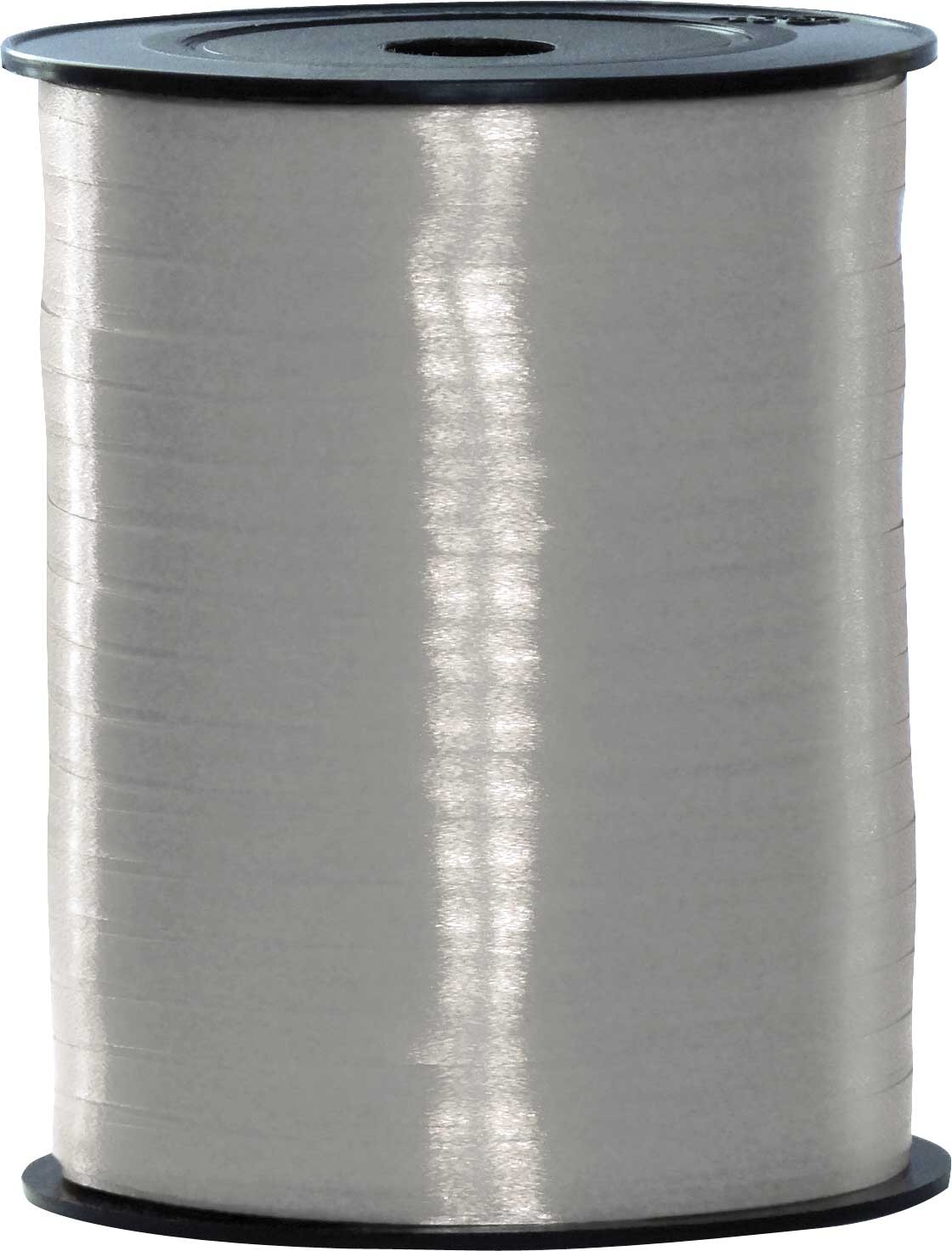 Poly Ribbon 5mm x 500 mts Metallic Silver