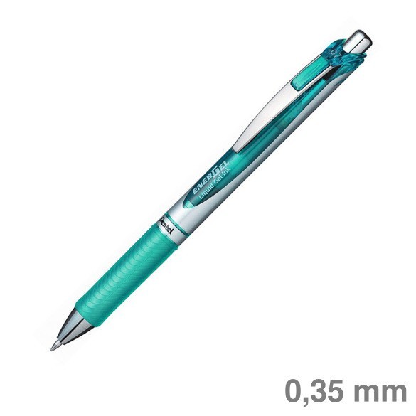 Pentel EnerGel Xm Retractable 0.7 - Turquoise 