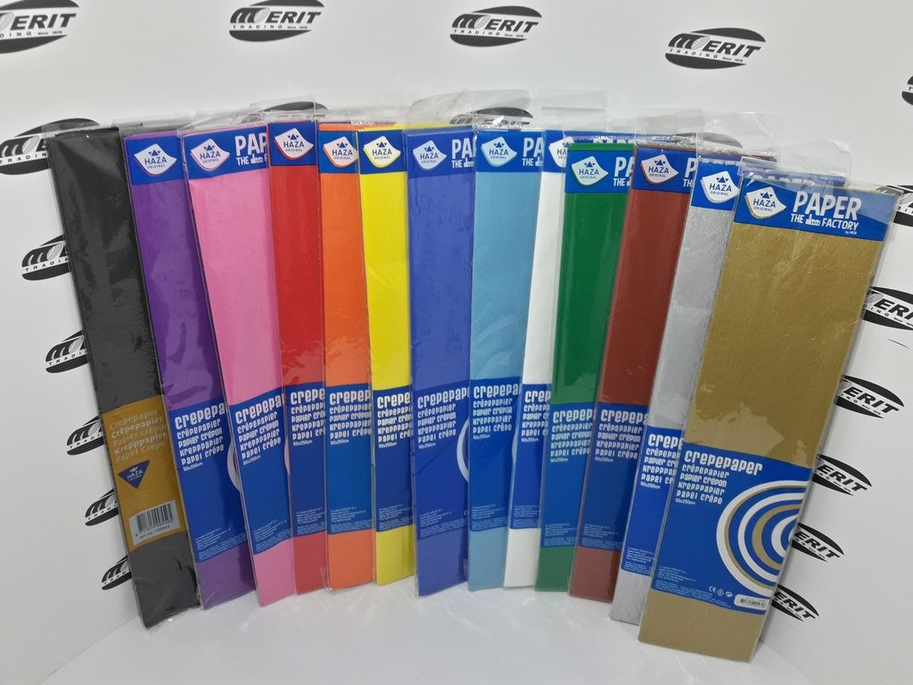 MeritTrading Office Supplies Malta Crepe Paper size 250 x 50 pack x 10 Brown