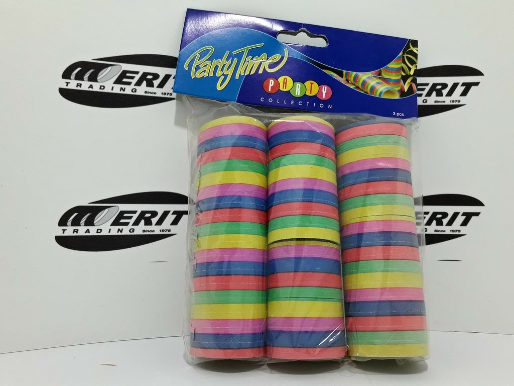 Party Streamers - Paper x 3 ( 1 x 5 )