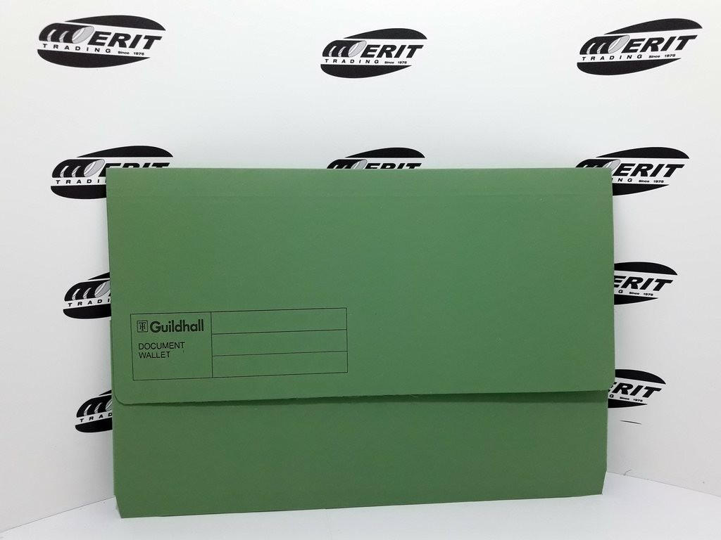 Document Wallet F/C Green