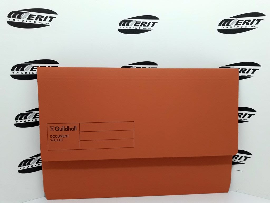 Document Wallet F/C Orange