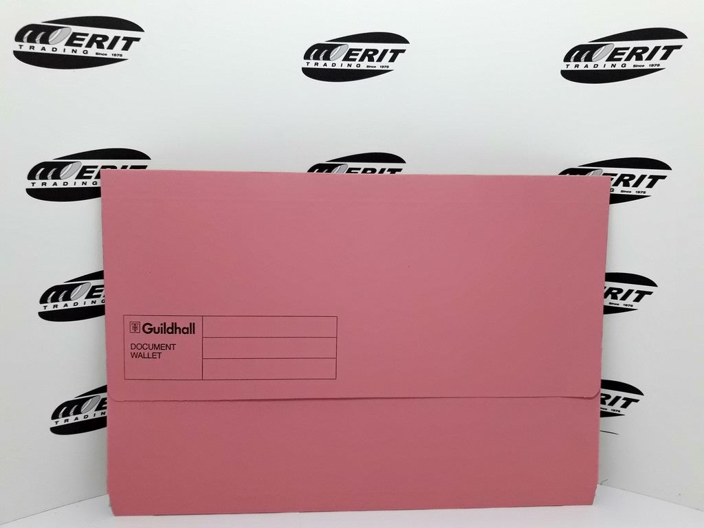 Document Wallet F/C Pink