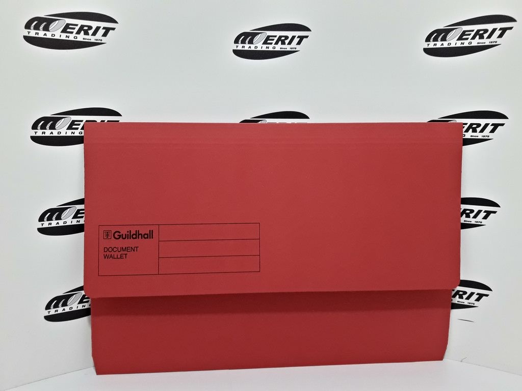 Document Wallet F/C Red