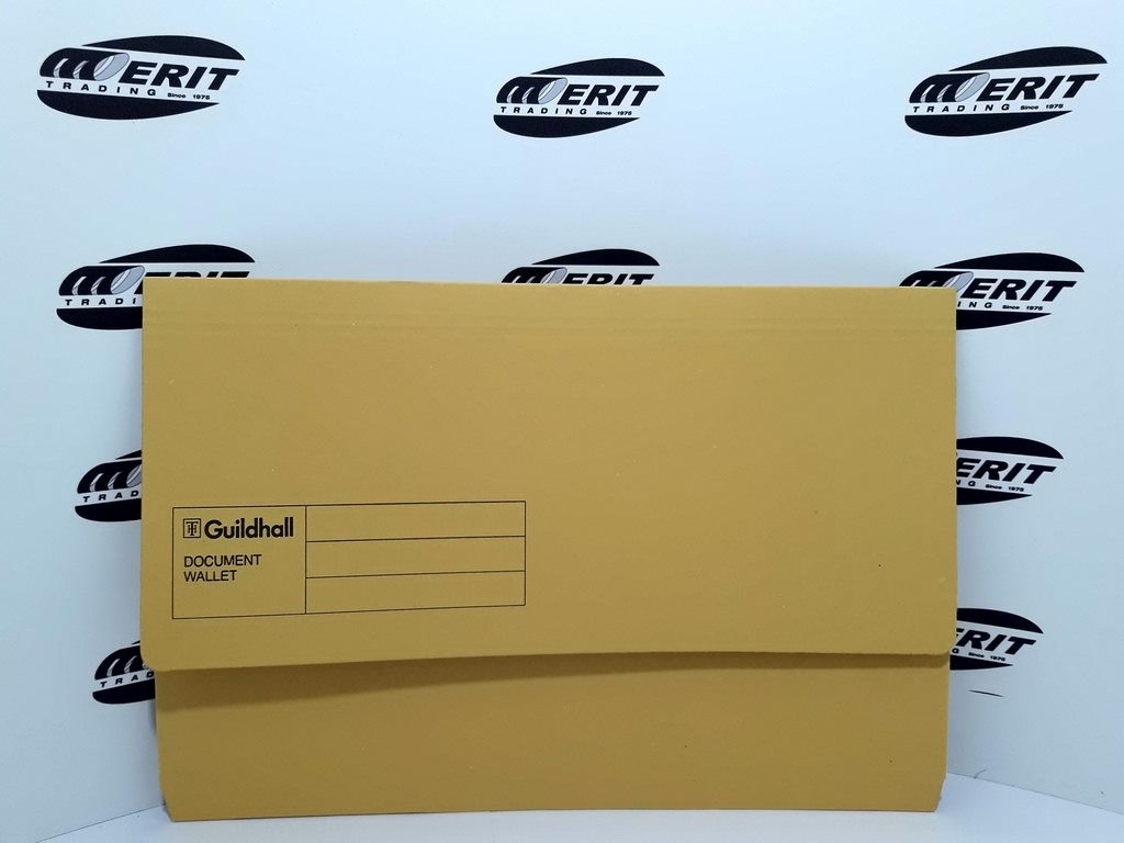 Document Wallet F/C Yellow