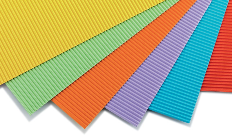 Corrugated Kartonicina size 50cm x 70cm Assorted