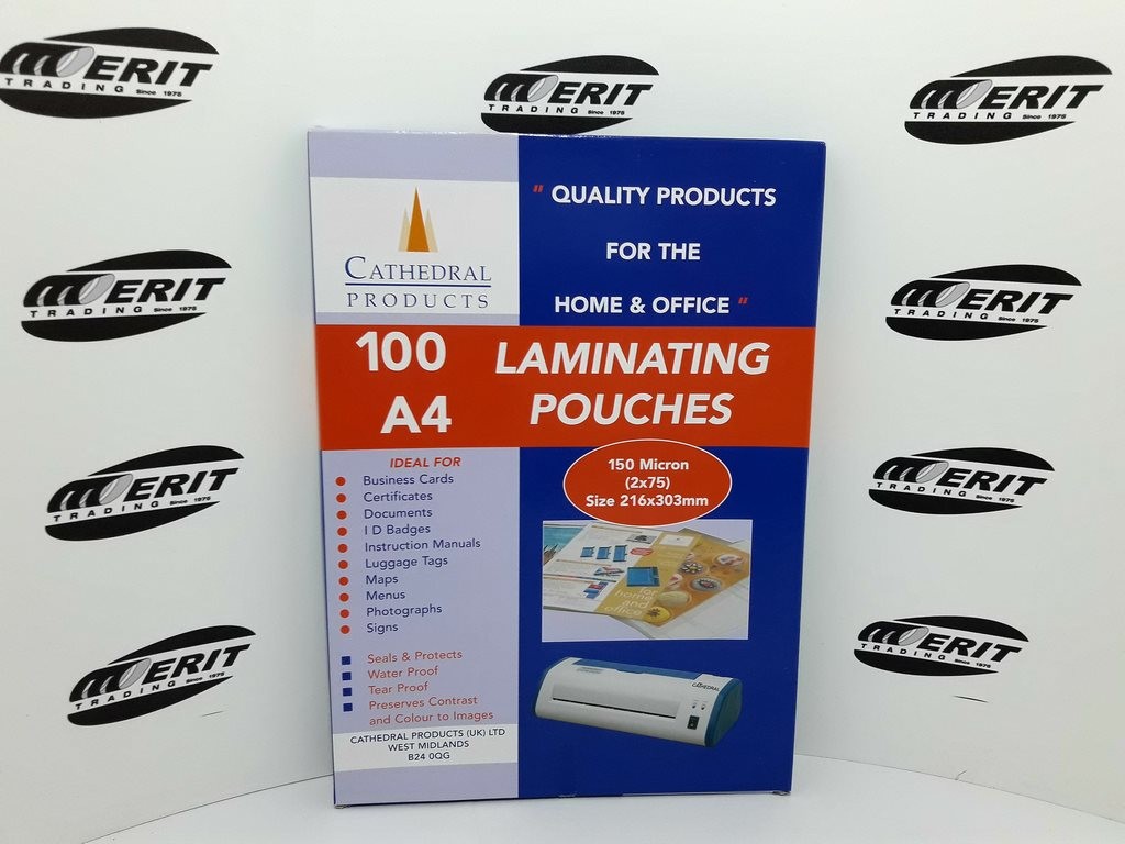 Laminating Pouches A4 - 80 / 160 microns x 100