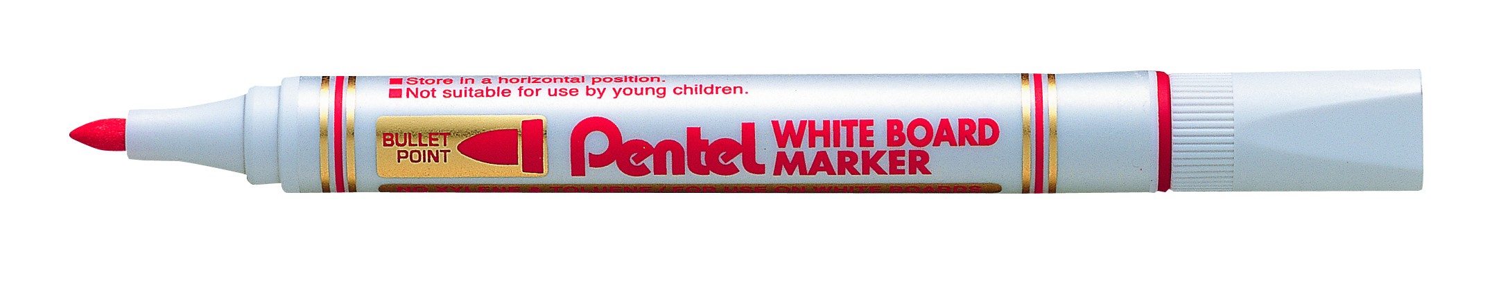 Pentel - White Board Markers - Red Medium ( x 12 )